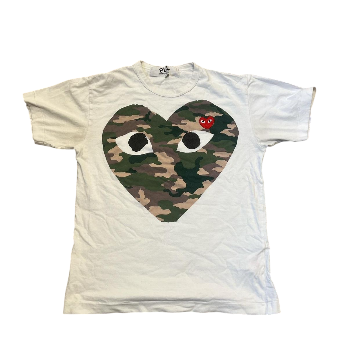 Comme des Garçons White Camo T-Shirt