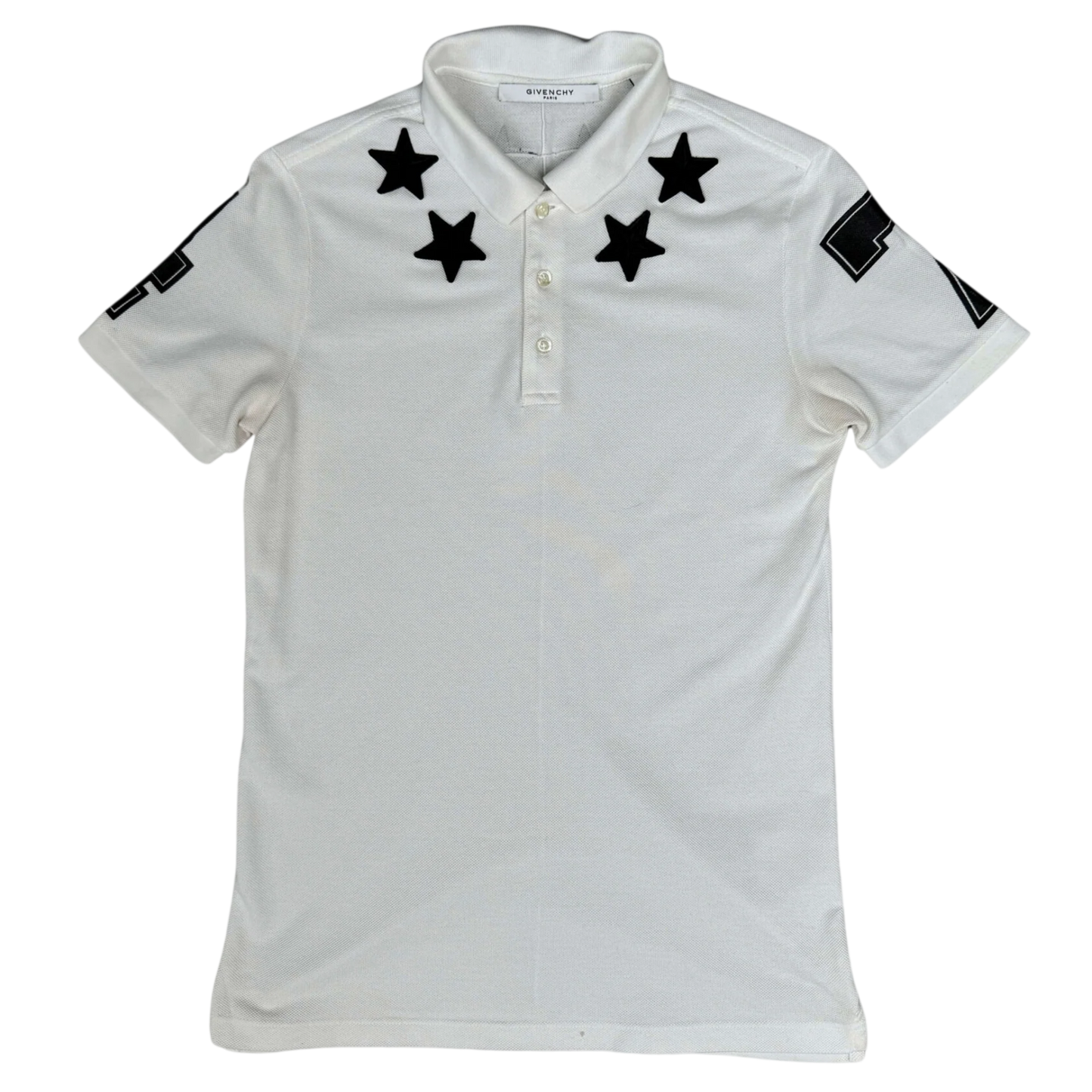 Givenchy Star Polo White