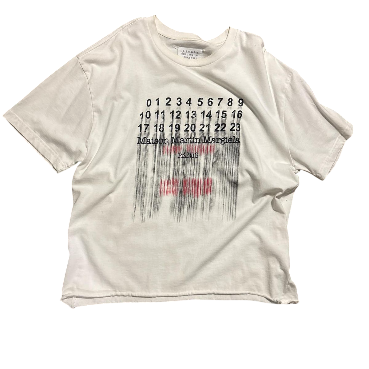 Vintage Maison Margiela T-Shirt Red Shadow