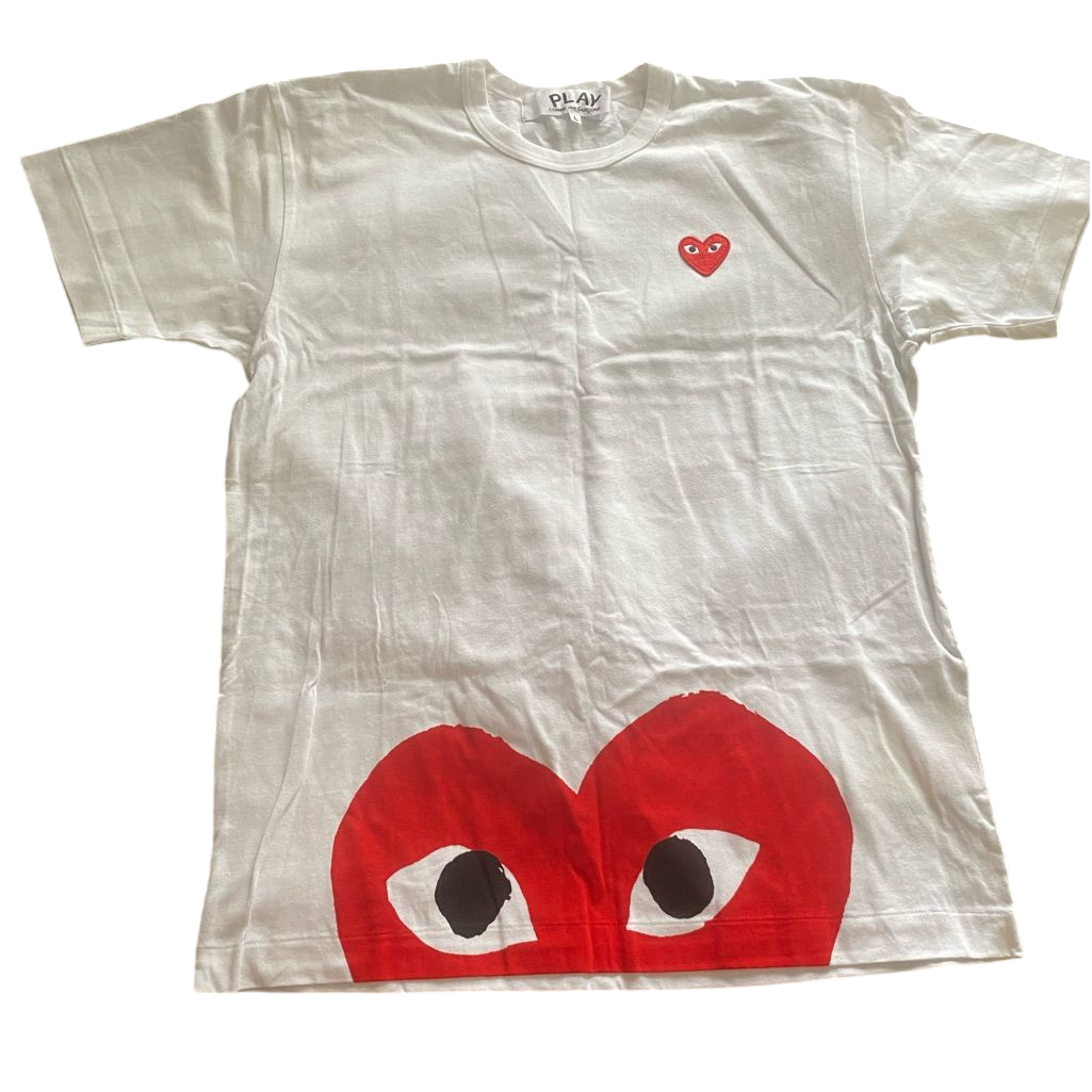 Comme des Garçons Bottom Red Heart T-Shirt