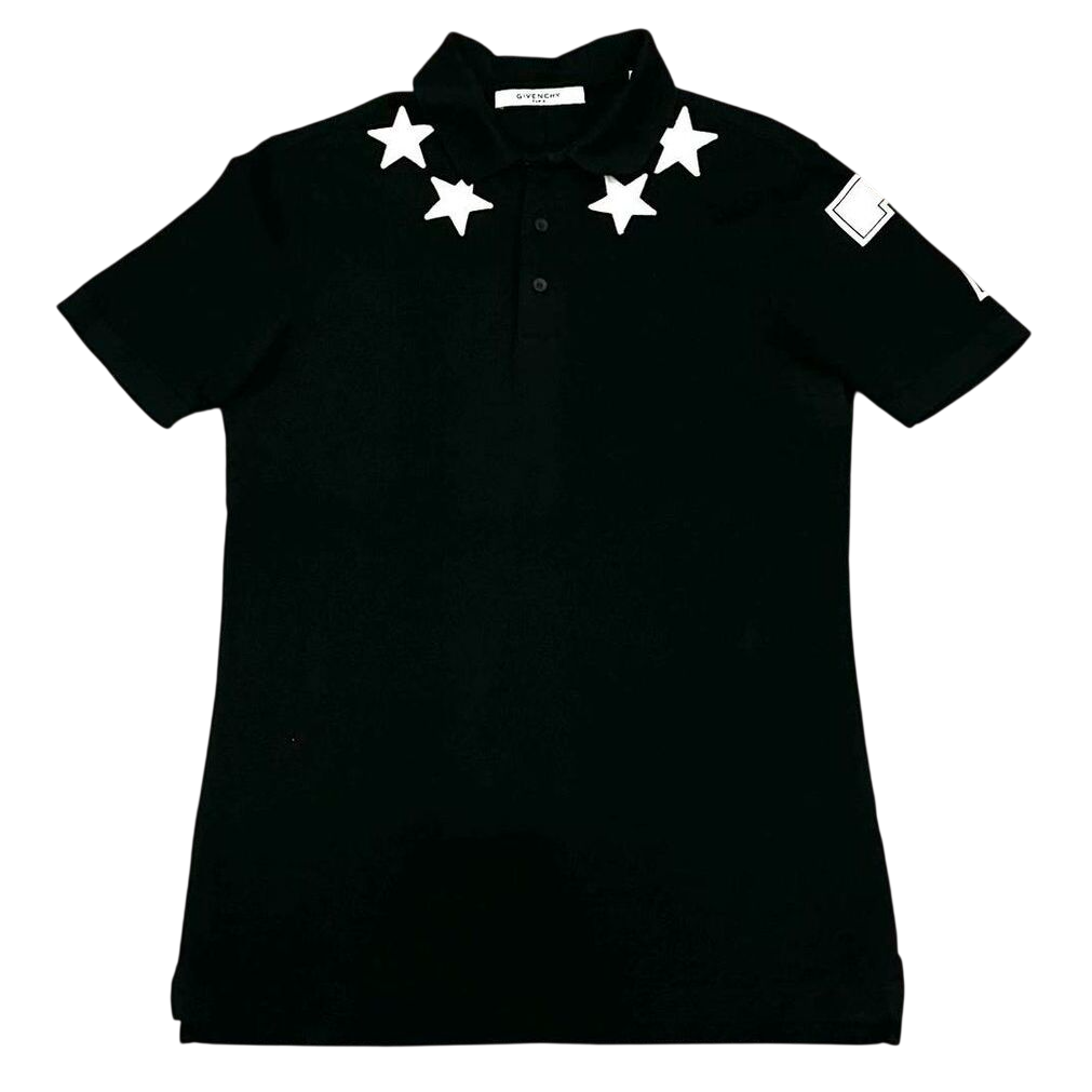 Givenchy Star Polo Black