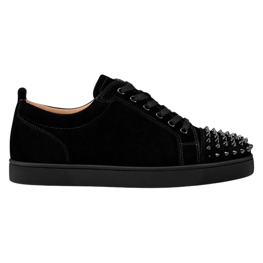 Black Velvet Spike Louboutins