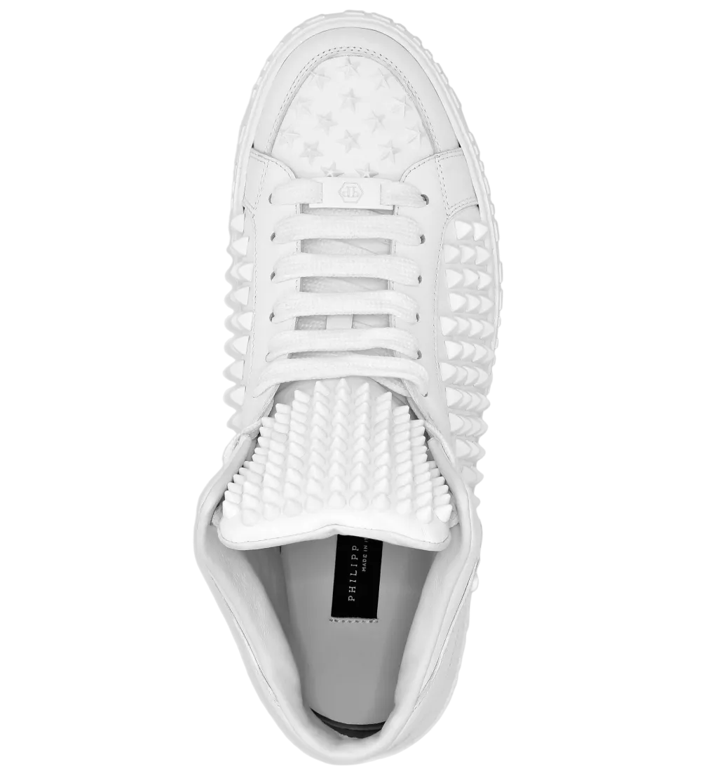Philipp Plein Spike High Tops White