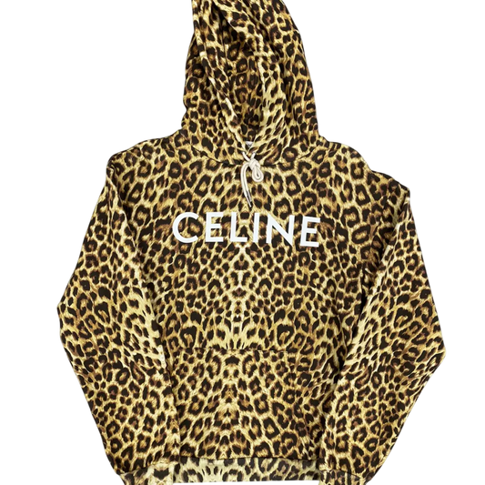 Celine Leopard Hoodie