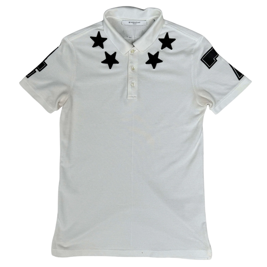 Givenchy Star Polo White