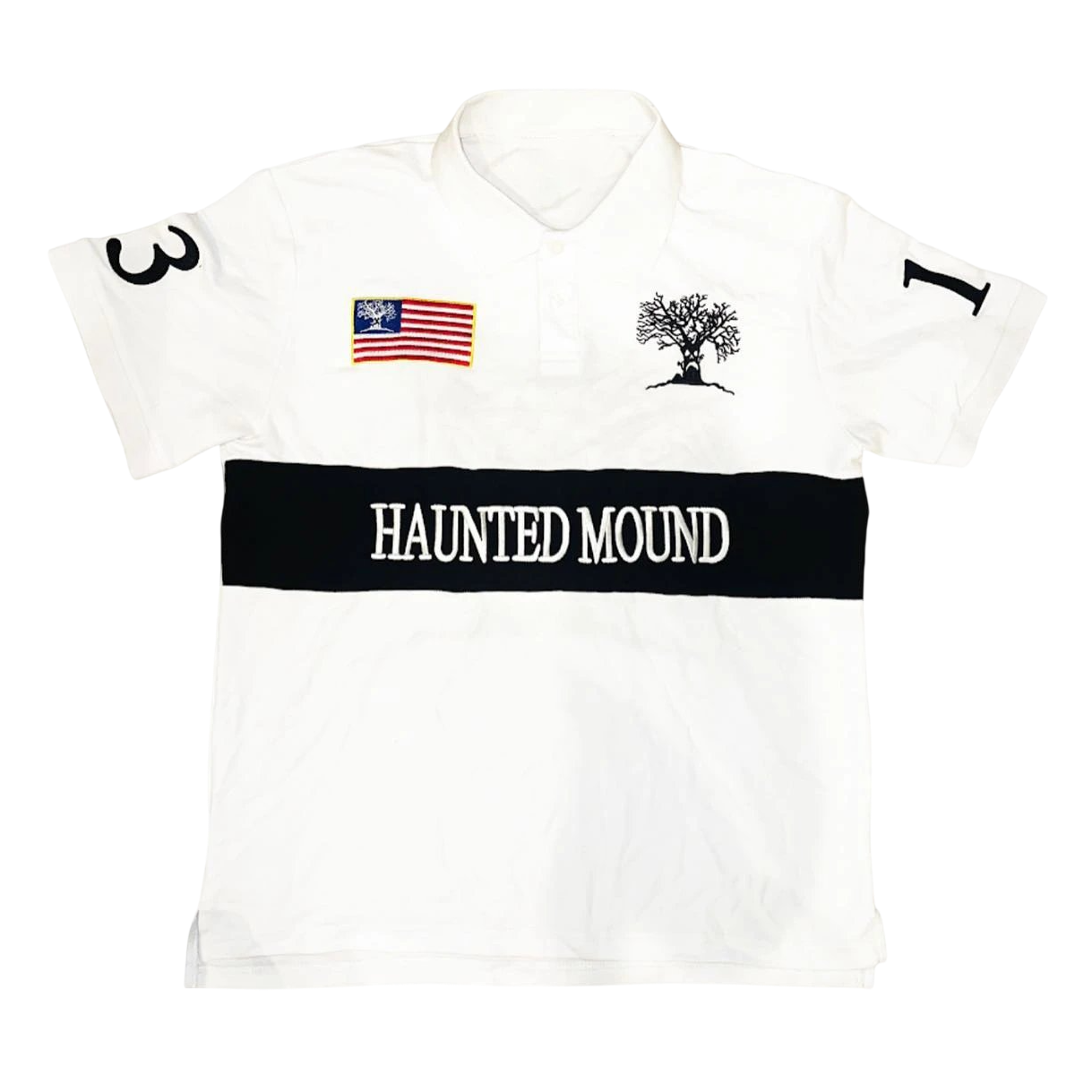 Haunted Mound Polo White