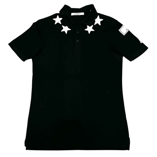 Givenchy Star Polo Black