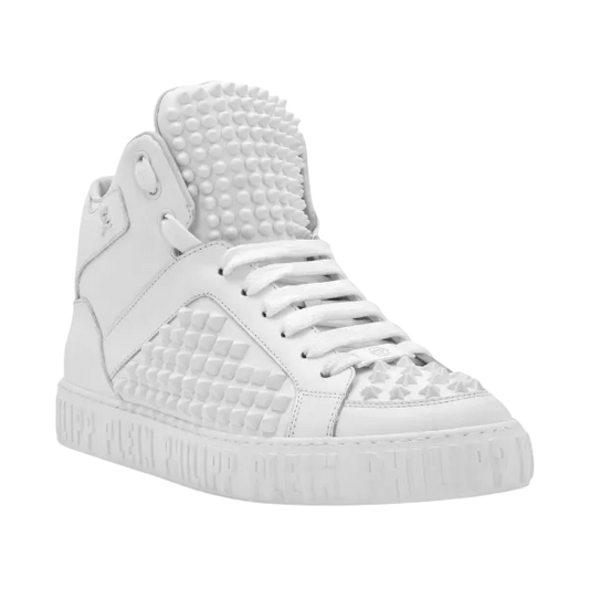 Philipp Plein Spike High Tops White